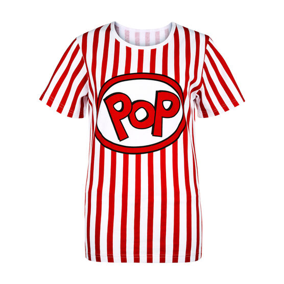 World Goes Pop striped women's t shirt